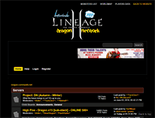Tablet Screenshot of forum.dragon-community.net